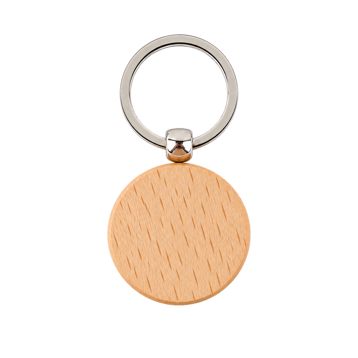 Porte-clés en bois personnalisé avec gravure laser sur mesure